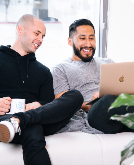 team members working together