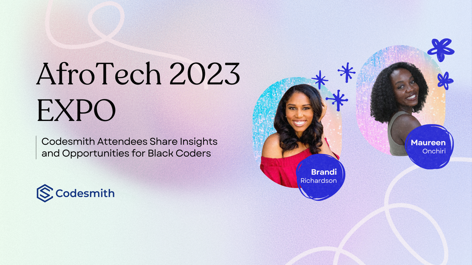 AfroTech 2023 Expo Brandi Richardson and Maureen Onchiri